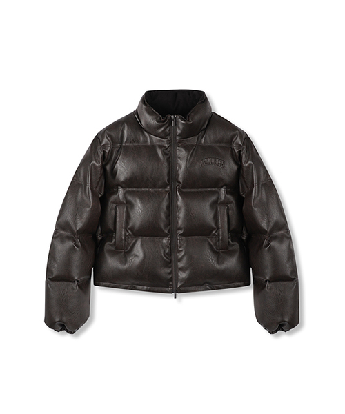 AVANDRESS(アバンドレス )の「Vintage Art Leather Puffer BROWN(ダウンジャケット/コート・レディース・ブラウン・FREE)」の1枚目の写真