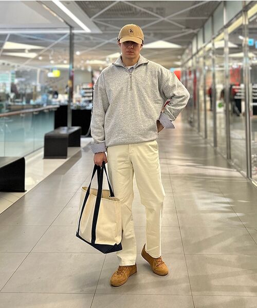 MUSINSA STANDARD（ムシンサスタンダード）の「テーパードCcinoパンツ[クリーム]（その他パンツ・メンズ・その他・28/29/32/30/31/33/26/27/38/36/34）」の13枚目の写真