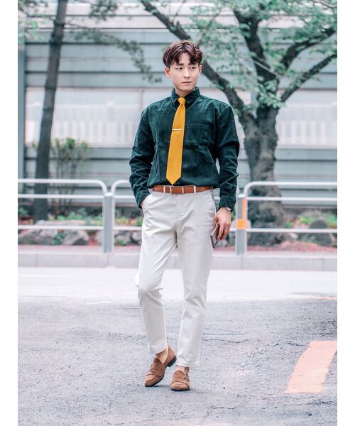 MUSINSA STANDARD（ムシンサスタンダード）の「テーパードCcinoパンツ[クリーム]（その他パンツ・メンズ・その他・28/29/32/30/31/33/26/27/38/36/34）」の18枚目の写真