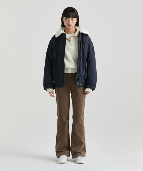 MUSINSA STANDARD WOMAN（ムシンサスタンダードウーマン）の「ウィメンズブーツカットコーデュロイパンツ[カーキブラウン]（その他パンツ・レディース・その他・30/24/25/26/27/28/29）」の6枚目の写真