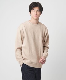 green label relaxing | メランジ ダブルフェイス クルーネック カットソー(Tシャツ/カットソー)