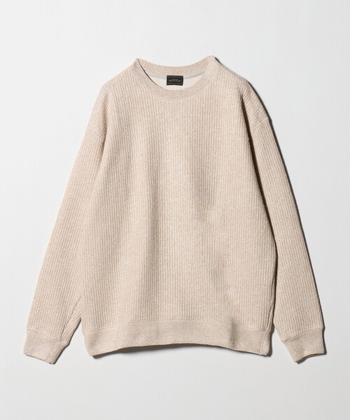 green label relaxing(グリーンレーベルリラクシング)の「メランジ ダブルフェイス クルーネック カットソー(Tシャツ/カットソー・メンズ・ブラック/ベージュ/ライトグレー・L/XL/M/S)」の18枚目の写真