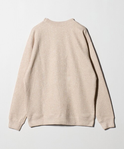 green label relaxing(グリーンレーベルリラクシング)の「メランジ ダブルフェイス クルーネック カットソー(Tシャツ/カットソー・メンズ・ブラック/ベージュ/ライトグレー・L/XL/M/S)」の19枚目の写真