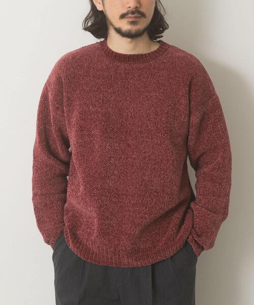 ITEMS URBANRESEARCH(アイテムズ アーバンリサーチ)の「真冬の正解 モール クルーネック ニット(ニット/セーター・メンズ・バーガンディー/グリーン/グレー/ブラック・MEDIUM/LARGE)」の14枚目の写真