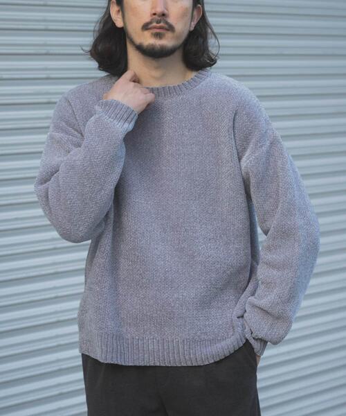 ITEMS URBANRESEARCH(アイテムズ アーバンリサーチ)の「真冬の正解 モール クルーネック ニット(ニット/セーター・メンズ・バーガンディー/グリーン/グレー/ブラック・MEDIUM/LARGE)」の17枚目の写真
