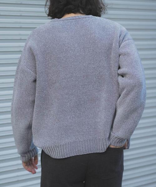 ITEMS URBANRESEARCH(アイテムズ アーバンリサーチ)の「真冬の正解 モール クルーネック ニット(ニット/セーター・メンズ・バーガンディー/グリーン/グレー/ブラック・MEDIUM/LARGE)」の20枚目の写真
