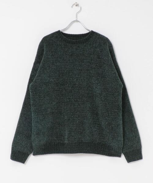 ITEMS URBANRESEARCH（アイテムズ アーバンリサーチ）の「真冬の正解 モール クルーネック ニット（ニット/セーター・メンズ・バーガンディー/グリーン/グレー/ブラック・MEDIUM/LARGE）」の16枚目の写真