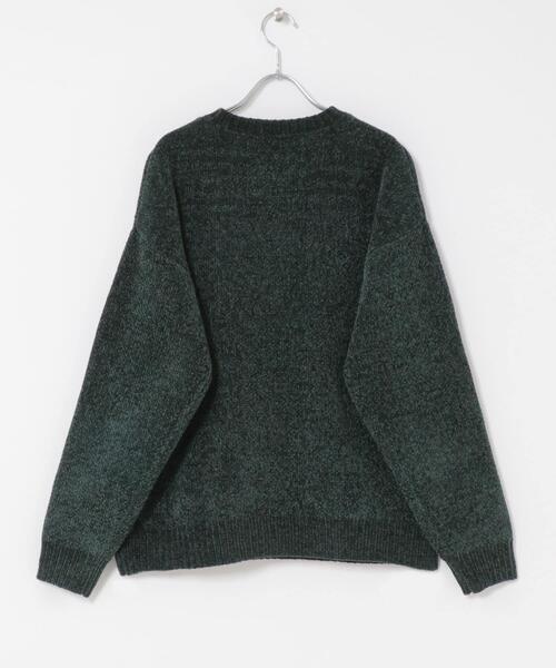 ITEMS URBANRESEARCH（アイテムズ アーバンリサーチ）の「真冬の正解 モール クルーネック ニット（ニット/セーター・メンズ・バーガンディー/グリーン/グレー/ブラック・MEDIUM/LARGE）」の18枚目の写真
