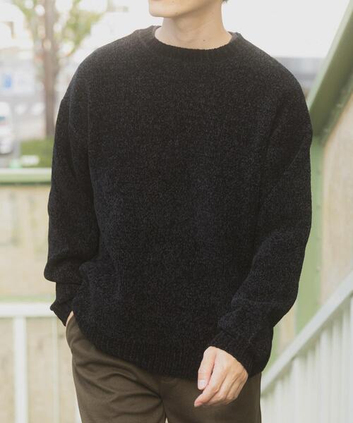ITEMS URBANRESEARCH（アイテムズ アーバンリサーチ）の「真冬の正解 モール クルーネック ニット（ニット/セーター・メンズ・バーガンディー/グリーン/グレー/ブラック・MEDIUM/LARGE）」の22枚目の写真