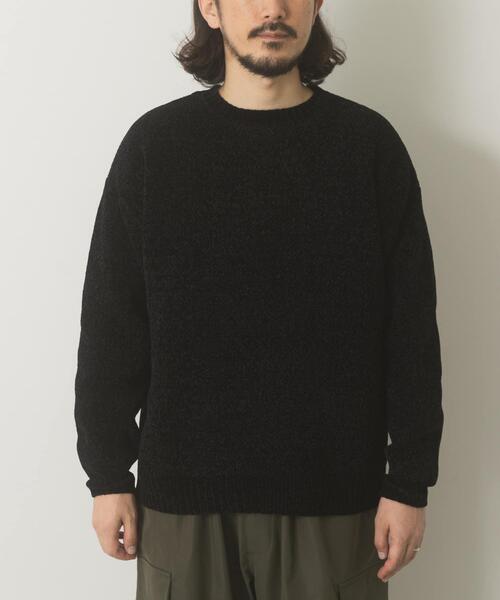 ITEMS URBANRESEARCH(アイテムズ アーバンリサーチ)の「真冬の正解 モール クルーネック ニット(ニット/セーター・メンズ・バーガンディー/グリーン/グレー/ブラック・MEDIUM/LARGE)」の6枚目の写真