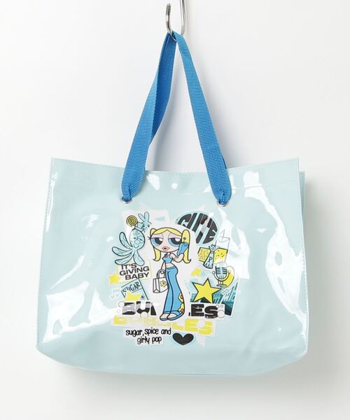 FLAPPER(フラッパー)の「FLAPPER フラッパー:パワーパフ ガールズ ショッパートート(トートバッグ・レディース・グリーン/ピンク/サックスブルー・FREE)」の10枚目の写真
