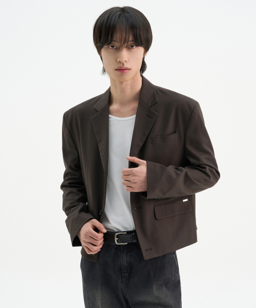 TRIP LE SENS(トリップ ル センス)の「カスタム3Bクロップブレザー_ブラウン(テーラードジャケット・メンズ・その他・MEDIUM/LARGE)」の8枚目の写真