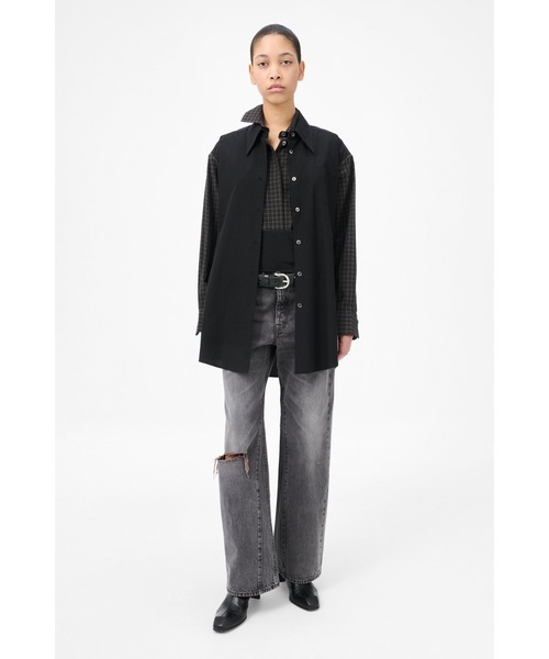 Our Legacy（アワーレガシー）の「OUR LEGACY GIRDLE SHIRT（シャツ/ブラウス・レディース・ブラック系その他・32/34/36）」の2枚目の写真