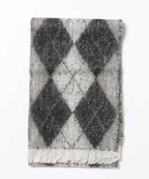 ankoROCK（アンコロック）の「an meets zakka レトロアーガイル柄ふわふわファー起毛大判マフラー(32cm×200cm)（マフラー）」