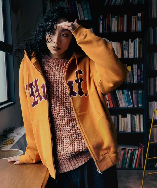 NOBLE FULL ZIP FLEECE HOODIE（パーカー）｜HUF（ハフ）の