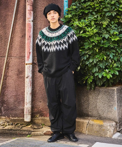 niko and...(ニコアンド)の「トレーニングオーバーパンツ(その他パンツ・メンズ・ブラック/ライトグレー/ベージュ・LARGE/MEDIUM)」の4枚目の写真