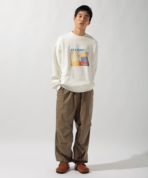 niko and...(ニコアンド)の「トレーニングオーバーパンツ(その他パンツ・メンズ・ブラック/ライトグレー/ベージュ・LARGE/MEDIUM)」の20枚目の写真