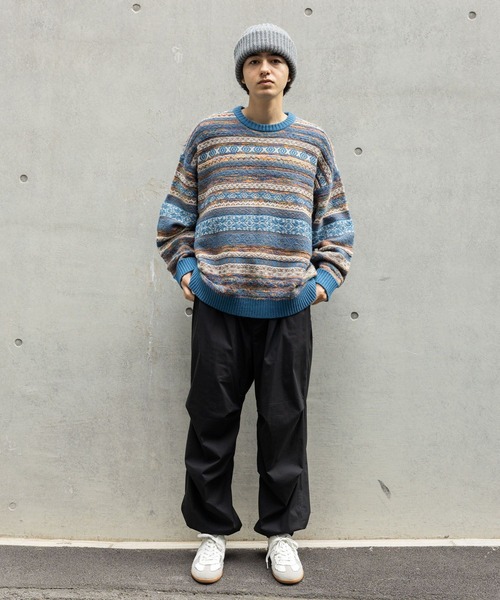 niko and...(ニコアンド)の「トレーニングオーバーパンツ(その他パンツ・メンズ・ブラック/ライトグレー/ベージュ・LARGE/MEDIUM)」の10枚目の写真