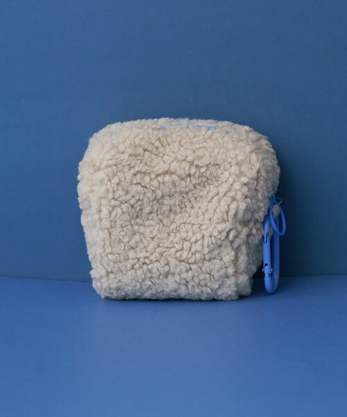 BIRTHDAY BAR（バースデイバー）の「【scootystudio】スクエアポーチ（ポーチ・レディース・ブルー/オレンジ・0）」の6枚目の写真