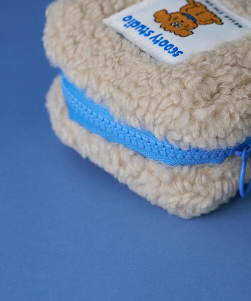 BIRTHDAY BAR（バースデイバー）の「【scootystudio】スクエアポーチ（ポーチ・レディース・ブルー/オレンジ・0）」の11枚目の写真