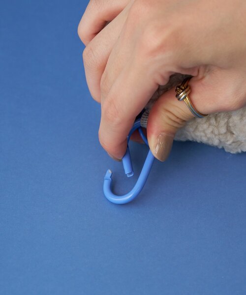 BIRTHDAY BAR（バースデイバー）の「【scootystudio】スクエアポーチ（ポーチ・レディース・ブルー/オレンジ・0）」の13枚目の写真