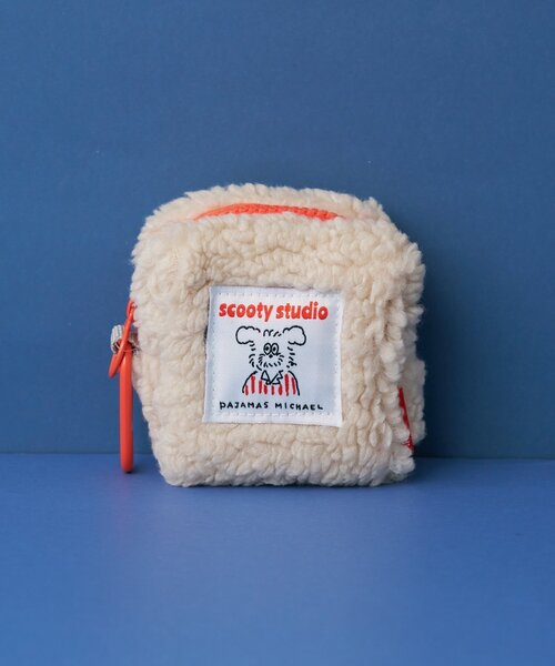 BIRTHDAY BAR（バースデイバー）の「【scootystudio】スクエアポーチ（ポーチ・レディース・ブルー/オレンジ・0）」の14枚目の写真