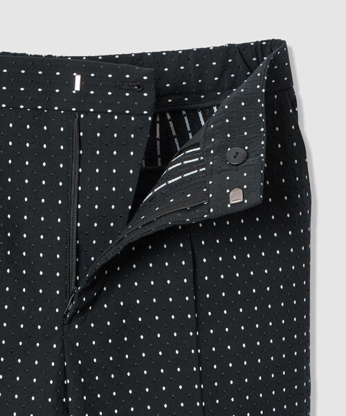 ANAYI（アナイ）の「【Eternal Line 2026】ドットジャガードテーパードパンツ（その他パンツ・レディース・ブラック/ホワイト・34/36/38）」の16枚目の写真