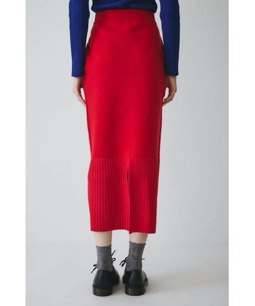 HeRIN.CYE(ヘリンドットサイ)の「Knit skirt ニットスカート(スカート・レディース・レッド/グレー・FREE)」の11枚目の写真