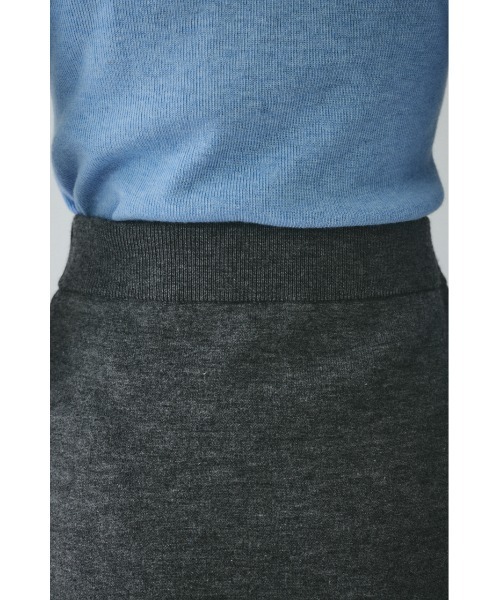 HeRIN.CYE(ヘリンドットサイ)の「Knit skirt ニットスカート(スカート・レディース・レッド/グレー・FREE)」の9枚目の写真