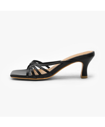 Kimer ストラップ サンダル ミュール (6cm)