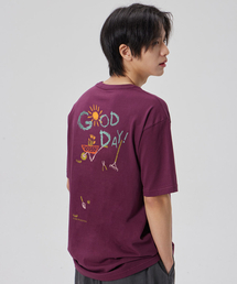 [グッドデイ]コットンルーズフィット半袖Tシャツ_プラムパープル
