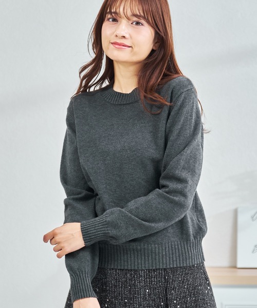 MISCH MASCH(ミッシュマッシュ)の「ZOZO限定 ネックウォーマー2wayニット(ニット/セーター・レディース・アイボリー/グレー・フリ-)」の20枚目の写真