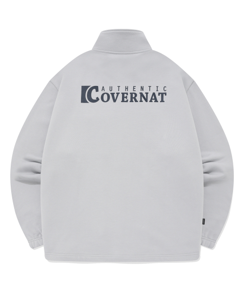 COVERNAT(カバーナット)の「バックスアセンティックスタンドカラージップアップライトブルー(発売除外)(その他トップス・レディース・その他・MEDIUM/SMALL/X-LARGE/LARGE)」の2枚目の写真
