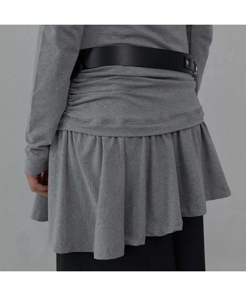 LCDC TM(エルシーディーシーティーエム)の「HOODED JERSEY DRESS (MELANGE GREY)(ワンピース・レディース・その他・SMALL/MEDIUM)」の7枚目の写真