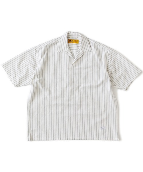 FAT(エフエイティー)の「OXOVER(シャツ/ブラウス・メンズ・ブルー/ホワイト・SKINNY(L)/TITCH(M)/JUMBO(XXL)/FAT(XL))」の1枚目の写真