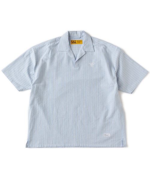 FAT(エフエイティー)の「OXOVER(シャツ/ブラウス・メンズ・ブルー/ホワイト・SKINNY(L)/TITCH(M)/JUMBO(XXL)/FAT(XL))」の2枚目の写真