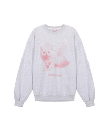 ITZAVIBE（イッザバイブ）の「CAT BLESS YOU MTM - LIGHT GRAY（スウェット）」