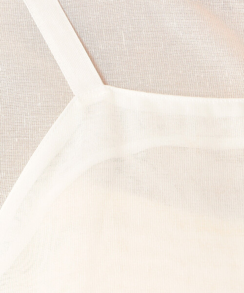 Gabardine K.T(ギャバジンケーティー)の「〔 +サイズ 〕 【ツインセット】コットン和紙シアー平織り シアージレ×ブラウス(シャツ/ブラウス・レディース・オフホワイト/ライトグレー・13号)」の21枚目の写真