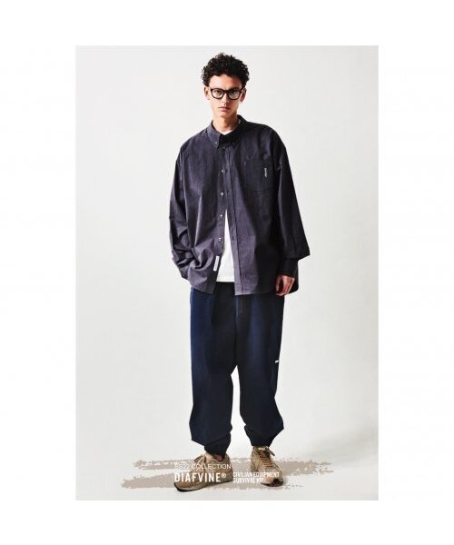 DIAFVINE（ディアフバイン）の「DV22SPT.661 WIDE FIT JOGGER -Navy-（スウェットパンツ・メンズ・その他・LARGE/MEDIUM）」の4枚目の写真