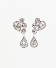 KU-CROISSANT | ドロップビジューピアス(ピアス(両耳用))