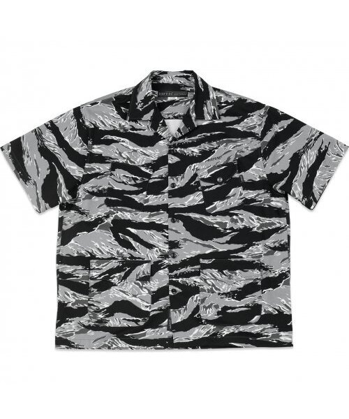 DIAFVINE(ディアフバイン)の「DV.LOT 685 Multi Pocket Shirt -Tiger Stripe Camo Grey-(シャツ/ブラウス・メンズ・その他・XX-LARGE/LARGE/X-LARGE)」の1枚目の写真
