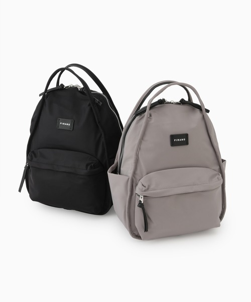 LAZY SUSAN（レイジースーザン）の「リュックフィラノハッスイナイロンＡ４０３２１６（バックパック/リュック・レディース・ブラック/グレー・FREE）」の4枚目の写真