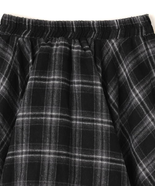 SIS/エスアイエス/Wrap check skirt