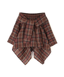 SIS（エスアイエス）の「SIS/エスアイエス/Wrap check skirt（スカート）」