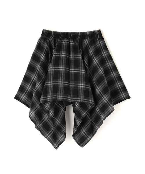 SIS/エスアイエス/Wrap check skirt