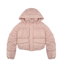 フードパディングショートジャケット L/PK