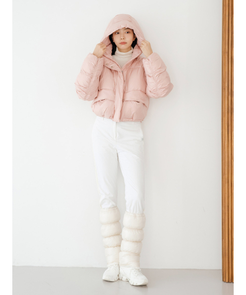 NITINA(ニティナ)の「フードパディングショートジャケット L/PK(その他アウター・レディース・ライトピンク・F)」の7枚目の写真