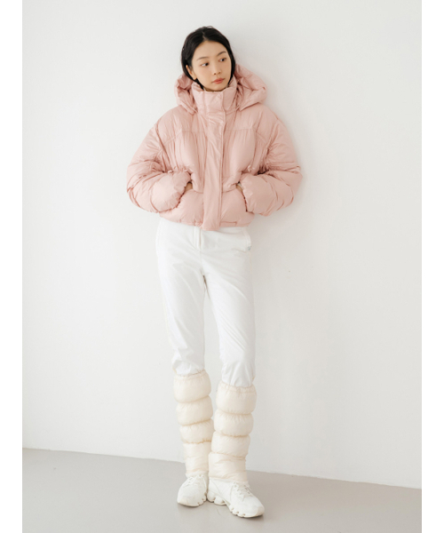 NITINA(ニティナ)の「フードパディングショートジャケット L/PK(その他アウター・レディース・ライトピンク・F)」の6枚目の写真