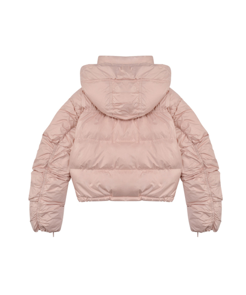NITINA(ニティナ)の「フードパディングショートジャケット L/PK(その他アウター・レディース・ライトピンク・F)」の2枚目の写真
