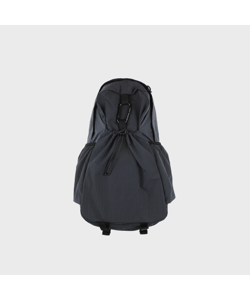 MMOGARDEN(エメモガーデン)の「mmo backpack 085 nylon ripple rip (6colors)(バックパック/リュック・レディース・レッド/ターコイズブルー/ライトグリーン/サンドベージュ/チャコール/ライトグレー・FREE)」の2枚目の写真